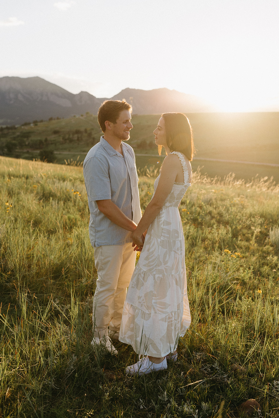 Jack and Mary's Editorial Engagement Session In Boulder