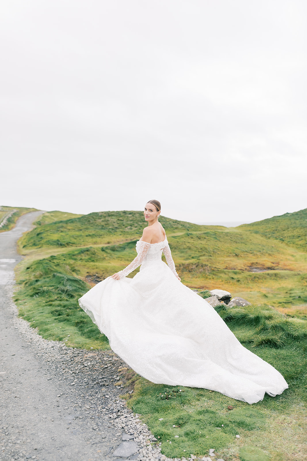 Ireland Cliffs of Moher Classic & Romantic Elopement  Connecticut Wedding  Photographer | Cora Jane Photography
