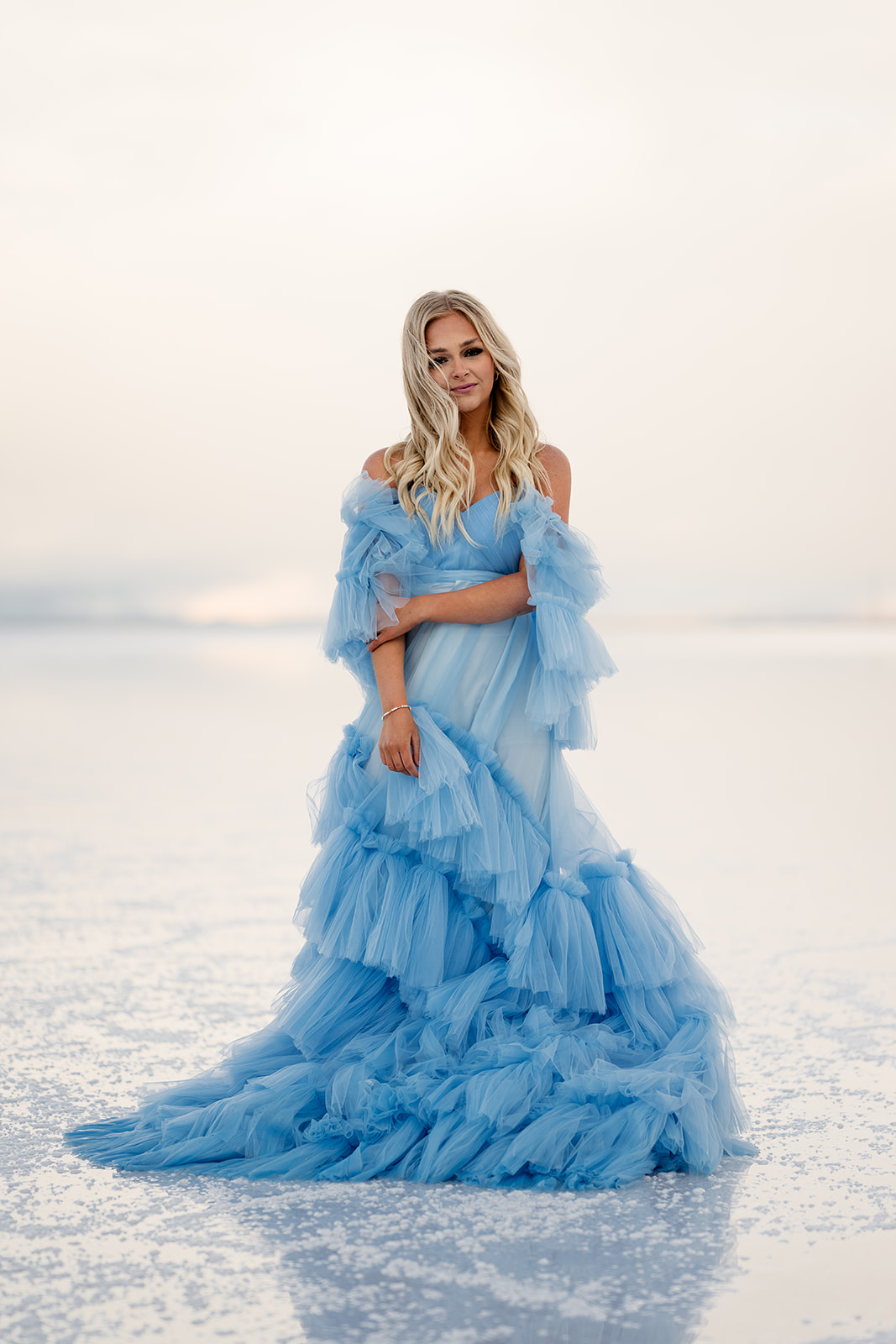 blue dress for baby girl Charming Blue V-Neck Floor Length Prom Dress, A-Line Evening Party Dress US 4 / Blue