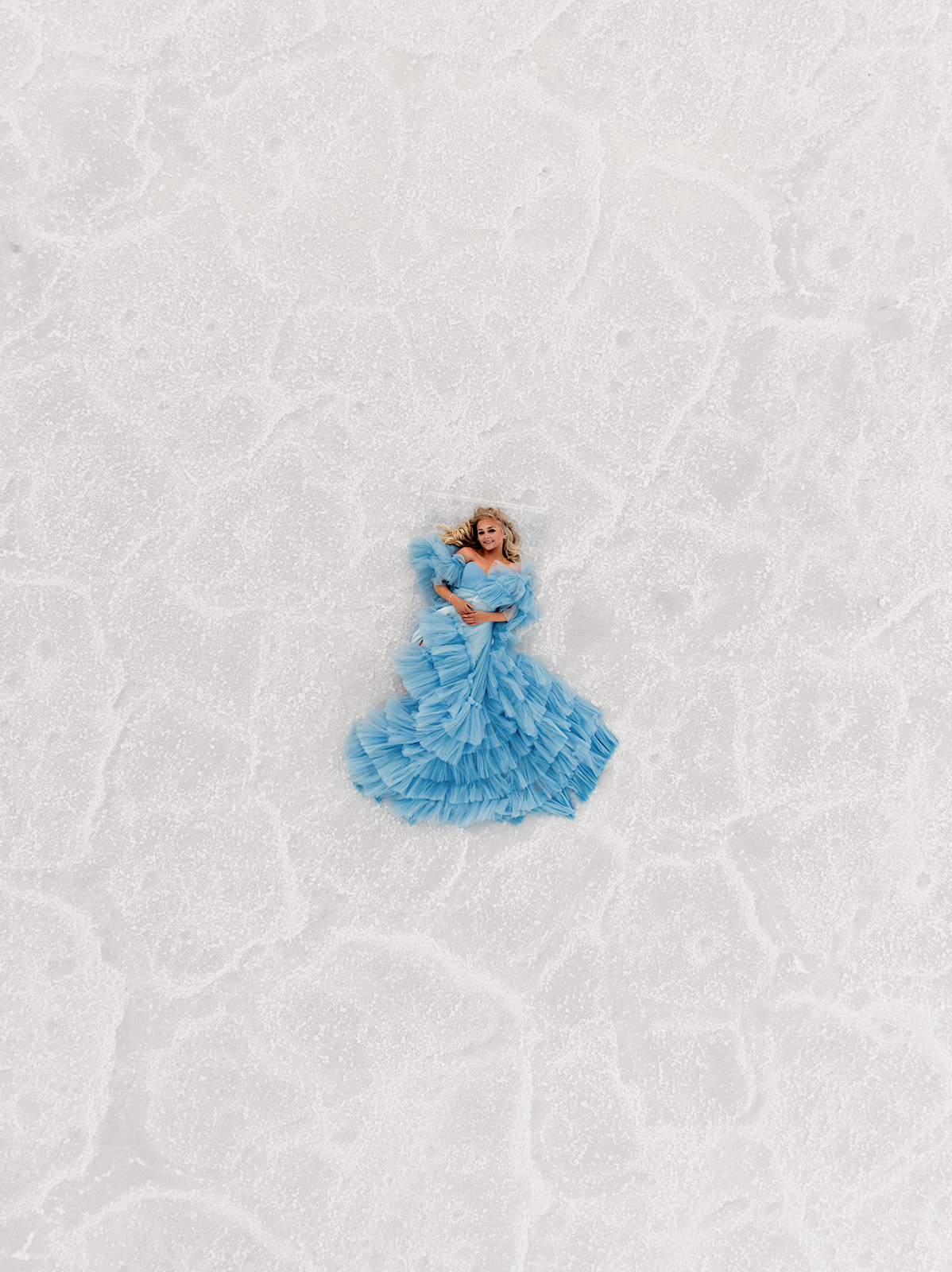 princess polly baby blue dress Woman With Blue Dress Paint By Numbers