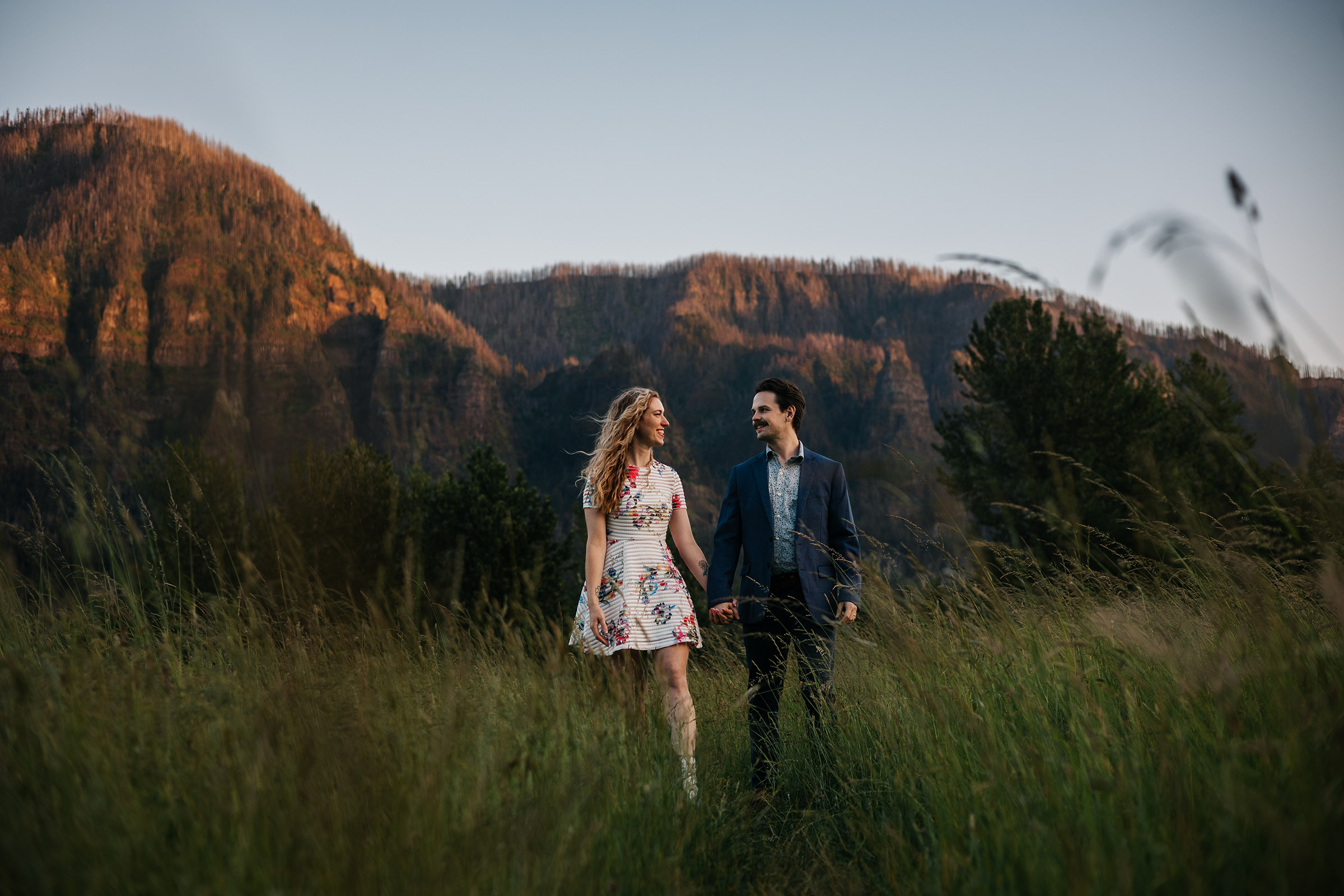 Engagement - Beacon Rock State Park, Washington  Mark Federighi -  Portland, Oregon based Wedding Photographer