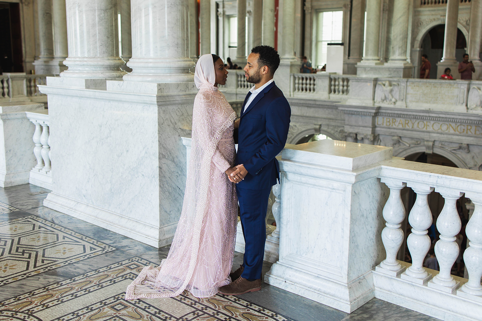Islamic Engagement Photos in Washington, D.C.: Shaza and Devin