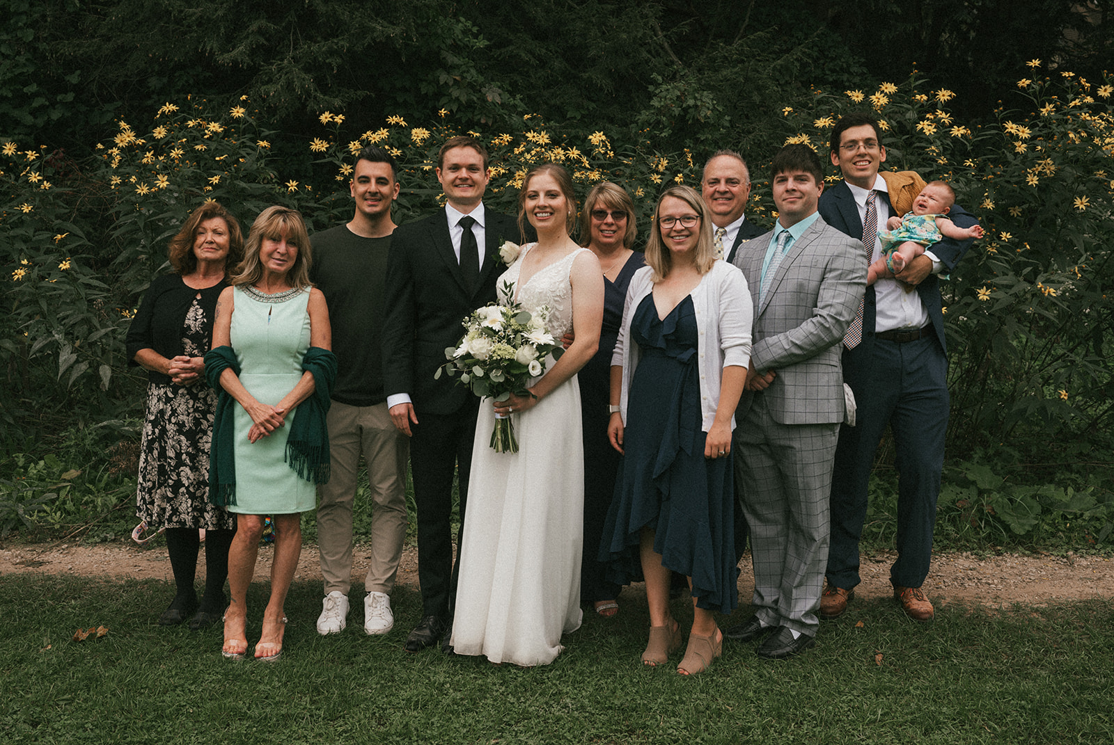 Intimate Outdoor Wedding at Nichols Arboretum in Ann Arbor
