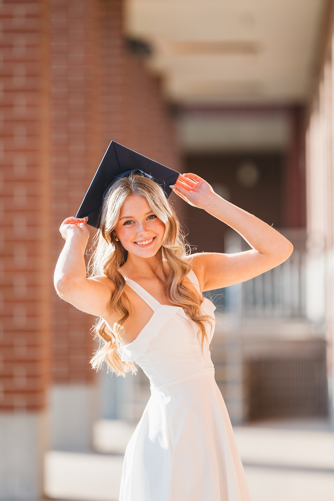 Ashlyn Richie | Class of 2025 | Cap & Gown - Alicia Tisdale Photography