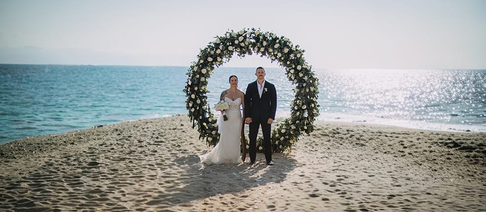 Destination wedding portrait by Moe Najim