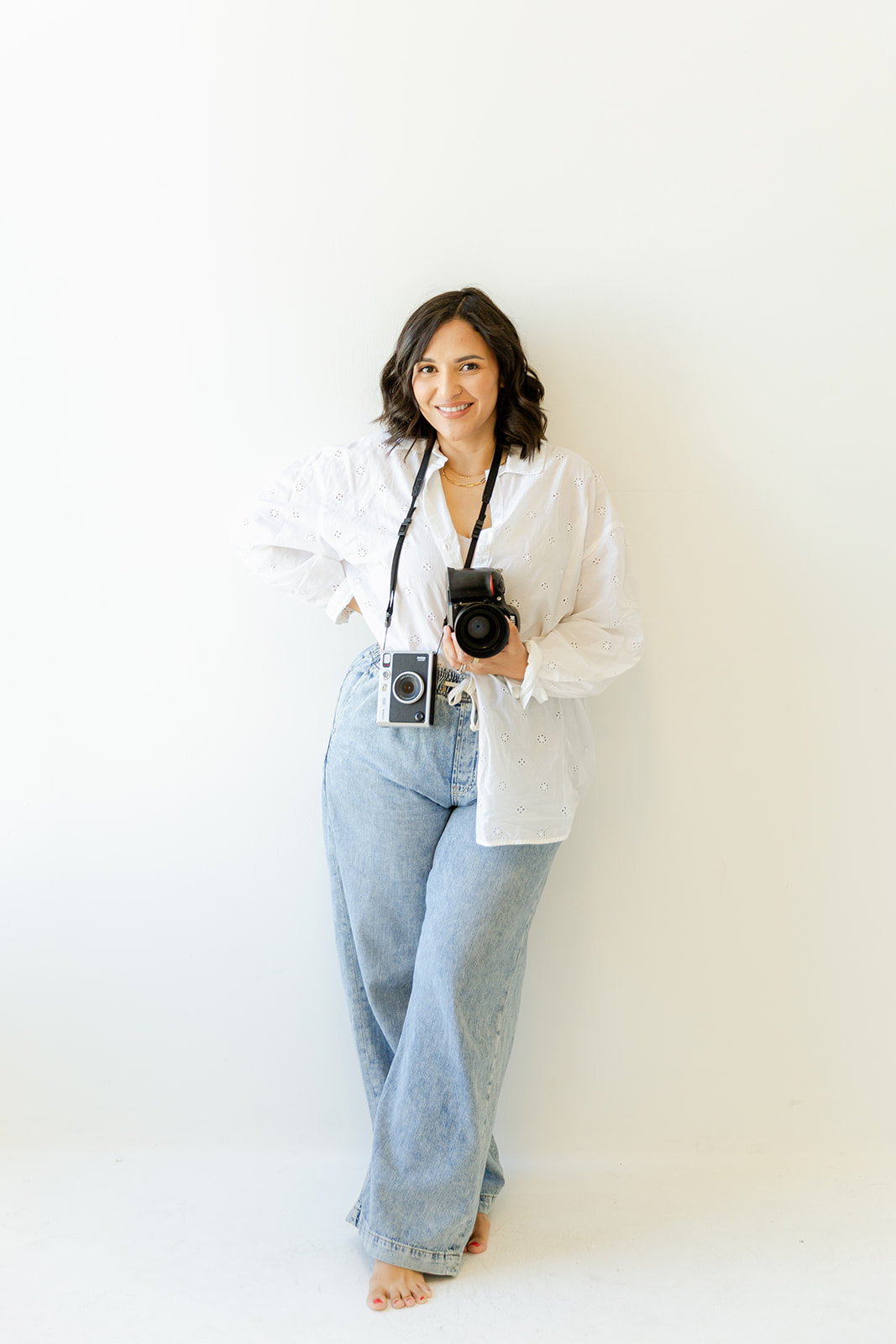 Aimee Matias with her camera